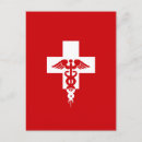 Recherche de symbole médical cartes postales Infirmière