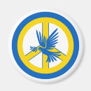 Recherche de paix de colombe magnets Liberté