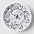 Recherche de pois gris horloges Blanc