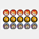 Recherche de pièce de monnaie autocollants Crypto