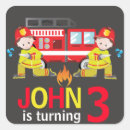 Recherche de pompiers autocollants Garçon