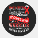 Recherche de sang rouge autocollants Cancer