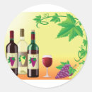 Recherche de verre à vin autocollants Vigne