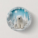 Recherche de hiver badges Ours polaire