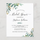 Recherche de watercolor eucalyptus bridal shower invitations Greenery
