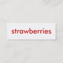 Recherche de de fraise cartes visite Customer