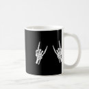 Recherche de os de la main tasses Éffrayant
