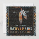 Recherche de tribal carrées invitations Indien