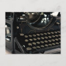 Recherche de machine à écrire antique cartes postales Écriture
