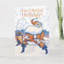 Recherche de rockin vœux cartes Santa claus