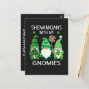 Recherche de shamrocks cartes postales Lutin