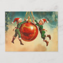 Recherche de décoration sur noël cartes postales Illustration
