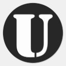 Recherche de lettre u autocollants Alphabet