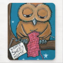 Recherche de hiboux mignons tapis souris Oiseau