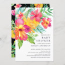 Recherche de hibiscus baby shower invitations Tropical