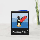 Recherche de amour pingouin vœux cartes Dessin