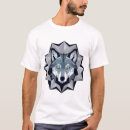 Recherche de illustration de loup tshirts Géométrique