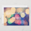 Recherche de lumières de bokeh invitations Classe