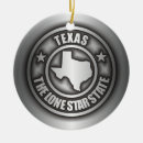 Recherche de le texas ornements État solitaire d'étoile