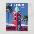 Recherche de voyage inde cartes postales Vintage