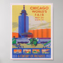 Recherche de un siècle de progrès posters De voyage vintage