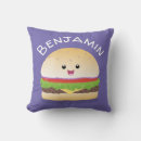 Recherche de hamburger décoration coussins Foodie
