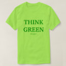 Recherche de pensez le vert vêtements Humour