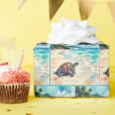 Recherche de tortue papier cadeau Tropical