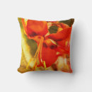 Recherche de fleur orange coussins Gros plan