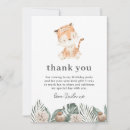 Recherche de remerciements de jungle invitations Tigre