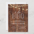 Recherche de partie de de barbecue fiançailles invitations Bois rustique