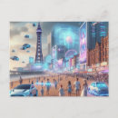 Recherche de futuriste cartes postales Tour
