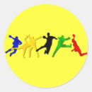 Recherche de handball autocollants Joueur de handball
