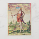 Recherche de tribu cartes postales Guerrier