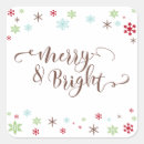 Recherche de noël moderne autocollants Flocons de neige