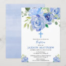 Recherche de bleu marine baptême invitations Petit garçon
