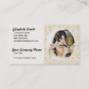 Recherche de femme vintage cartes visite Maquillage