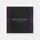 Recherche de gothique mariage serviettes Noir