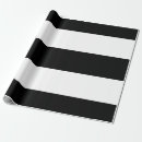 Recherche de rayures noires et blanches papier cadeau Motif