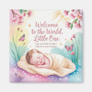 Recherche de bébé bienvenu magnets Nouveau né