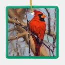 Recherche de oiseau rouge ornements Hiver