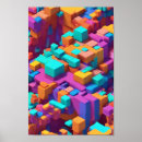 Recherche de modélisation 3d posters Abstrait