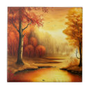 Recherche de peinture paysage carreaux Forêt