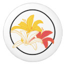 Recherche de fleurs blanches boutons et poignées de porte Orange