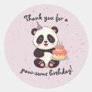 Recherche de panda heureux autocollants Mignon