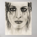 Recherche de fille triste posters Larmes