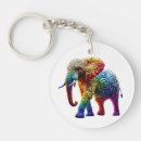 Recherche de éléphant rose porteclés Bleu