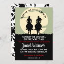 Recherche de peau de vache invitations Cowboy