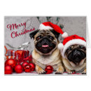 Recherche de carlin noël cartes postales Adorable