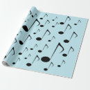 Recherche de chanson papier cadeau Notes musicales